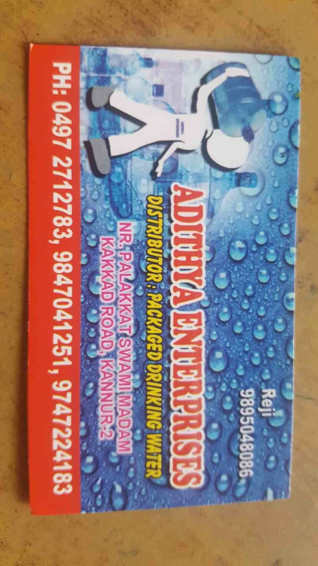 Adithya Enterprises in Kannur HO,Kannur Best Water Suppliers in