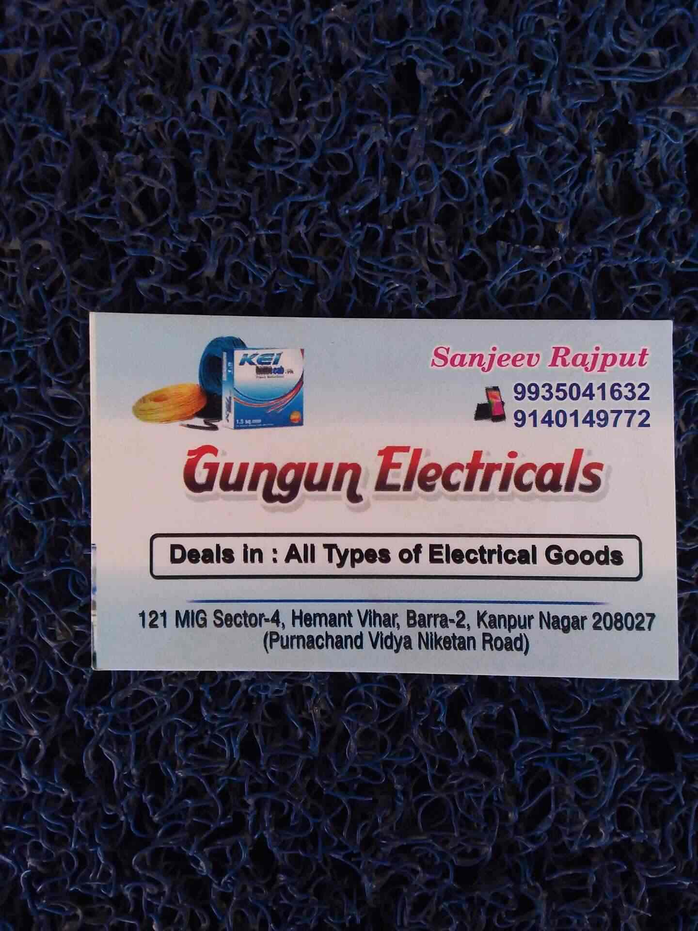 Gun Gun Electricals in Barra,Kanpur Best Electrical Shops in Kanpur