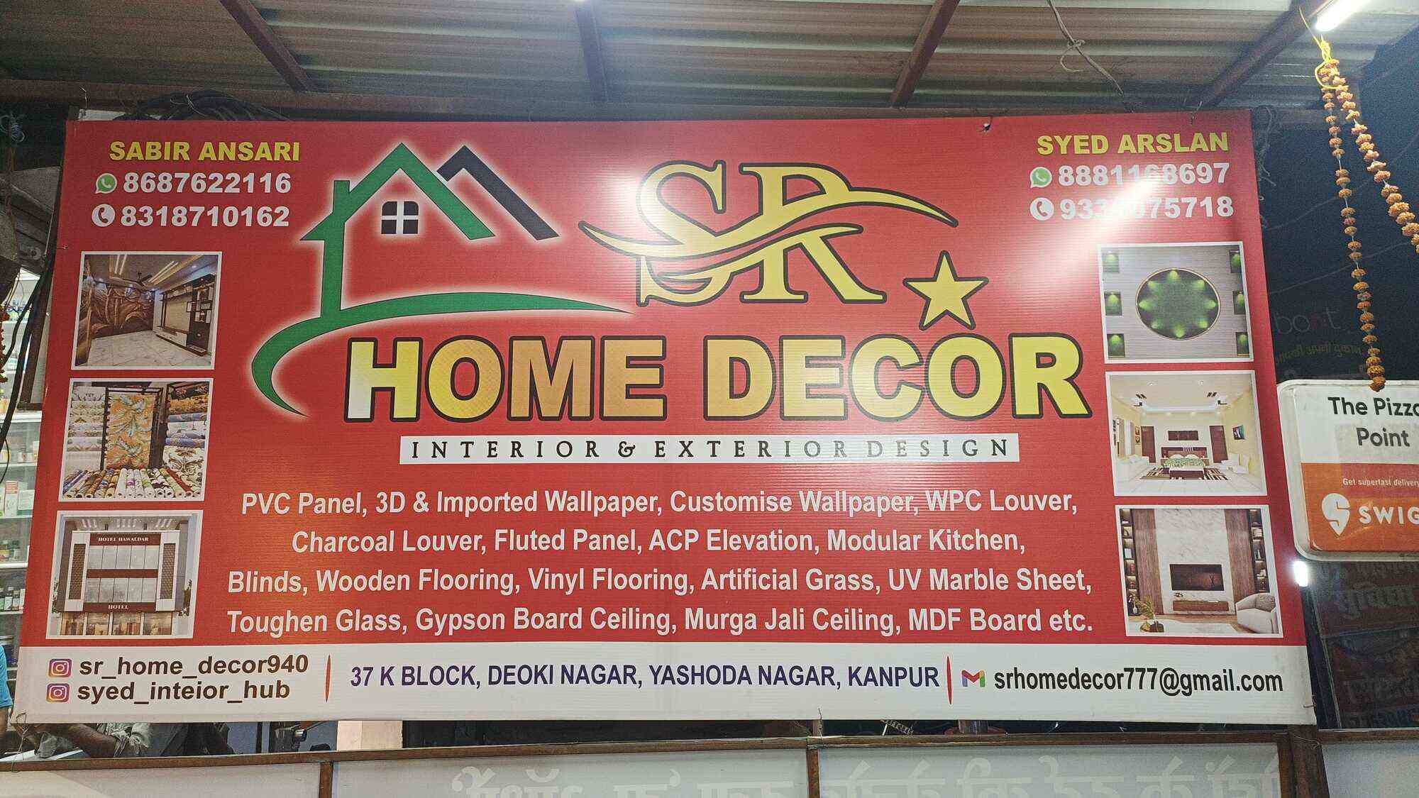 S R HOME DECOR in Yashoda Nagar,Kanpur Best PVC Ceiling Interior