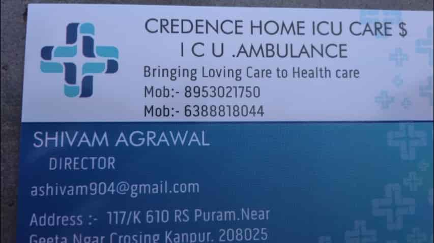 Credence Home Care Nursing and ICU Ambulance in Geeta Nagar,Kanpur ...