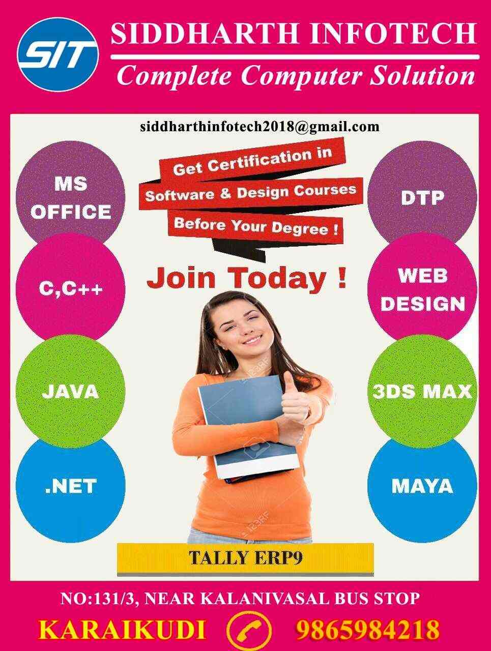 Siddharth Infotech in Karaikudi,Karaikudi Best Computer Hardware