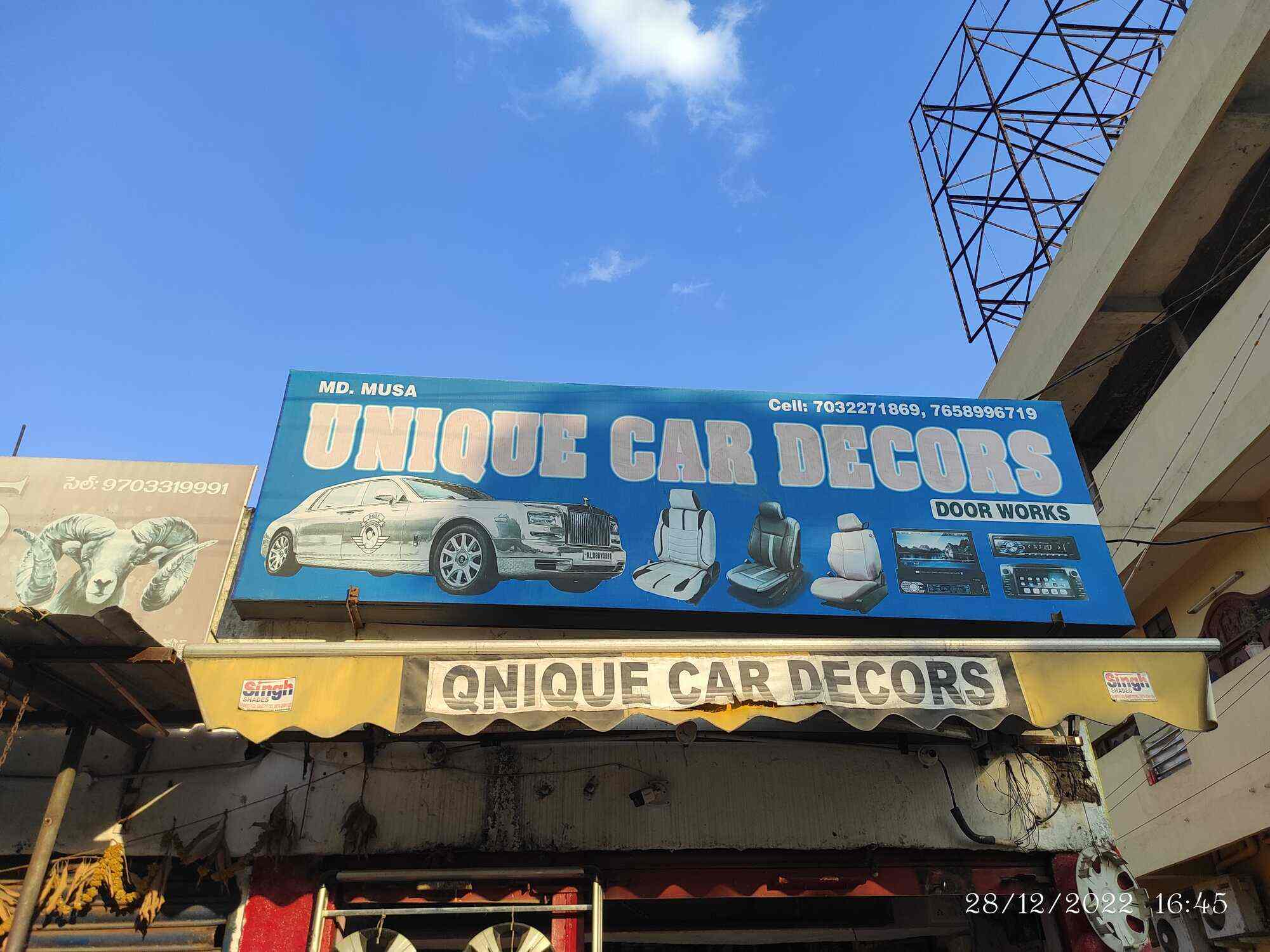 Unique Car Decors in Hyderabad Road,Karimnagar Best Car Accessory