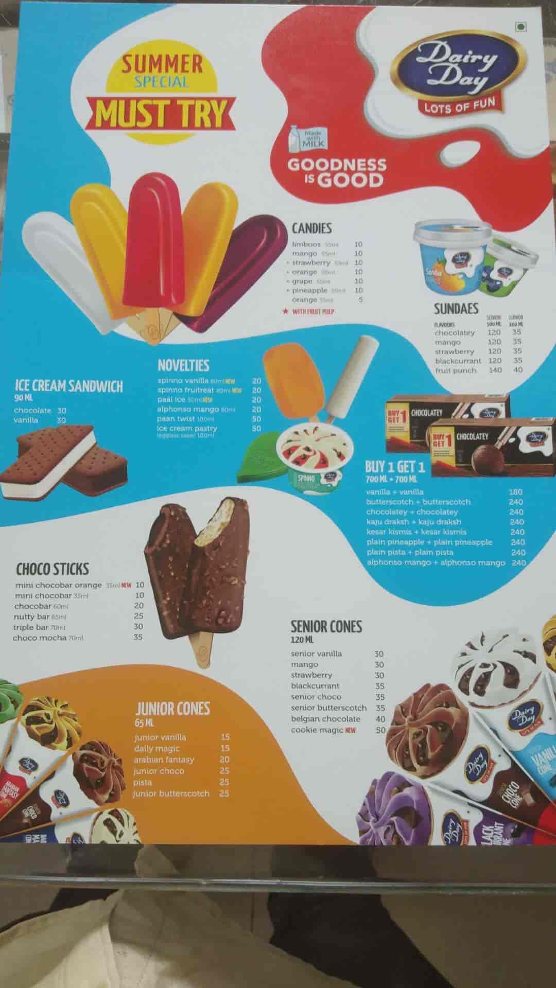 Top Dairy Day Ice Cream Distributors in Rajahmundry आइस क्रीम