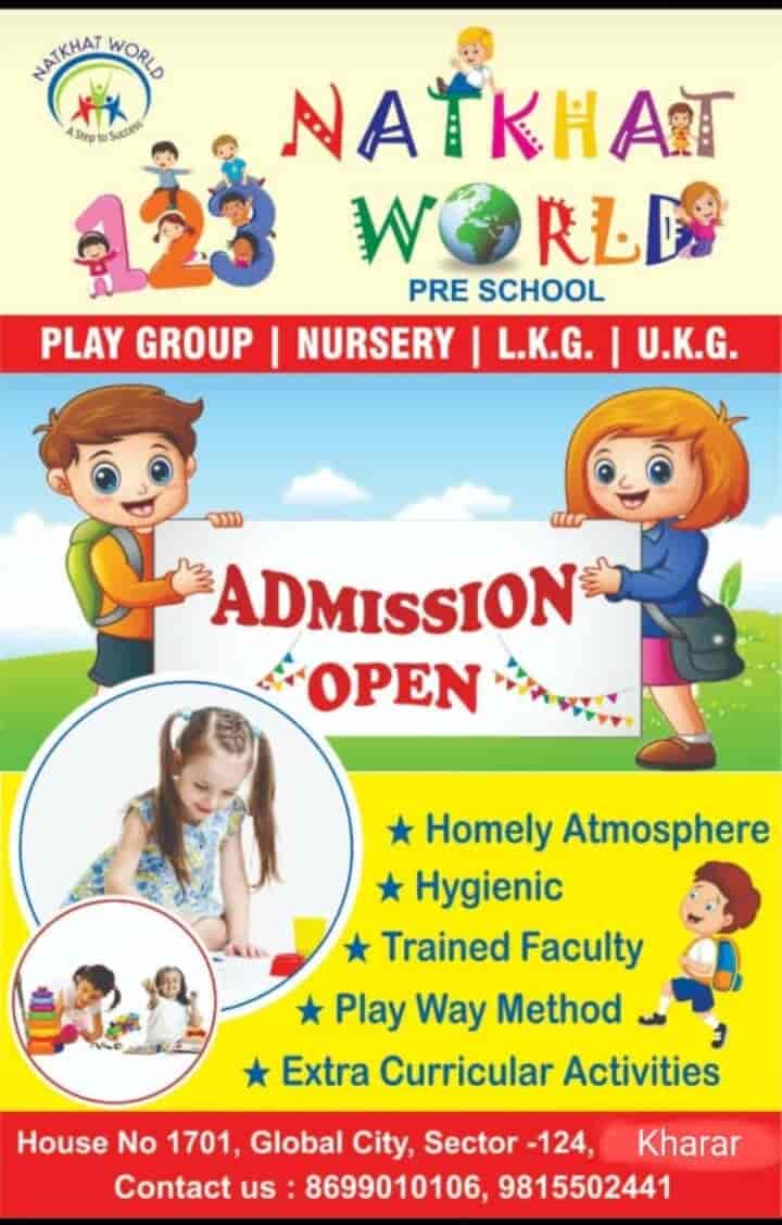 Natkhat World Pre School in kharar,Chandigarh Best Pre Schools in Chandigarh Justdial