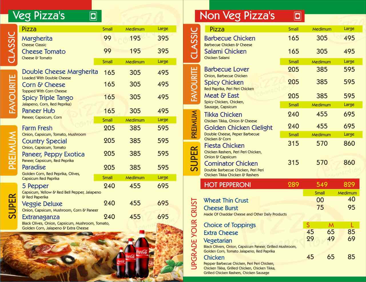 Pizza Connection in Gate No 9,Chandigarh Order Food Online Best Pizza Outlets in Chandigarh