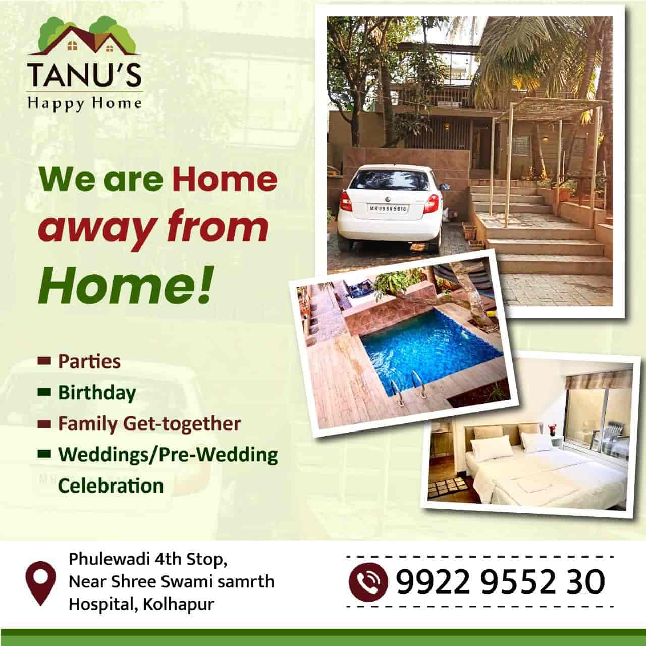 Book Tanus Happy Home in Phulewadi,Kolhapur Best Farm House On Rent