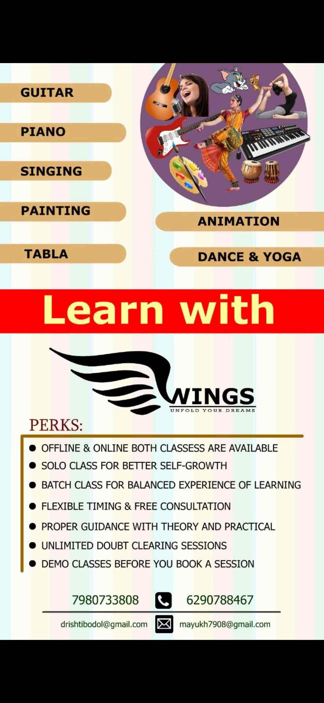 Wings (ART & MUSIC) in Barisha,Kolkata Best Dance Classes in Kolkata
