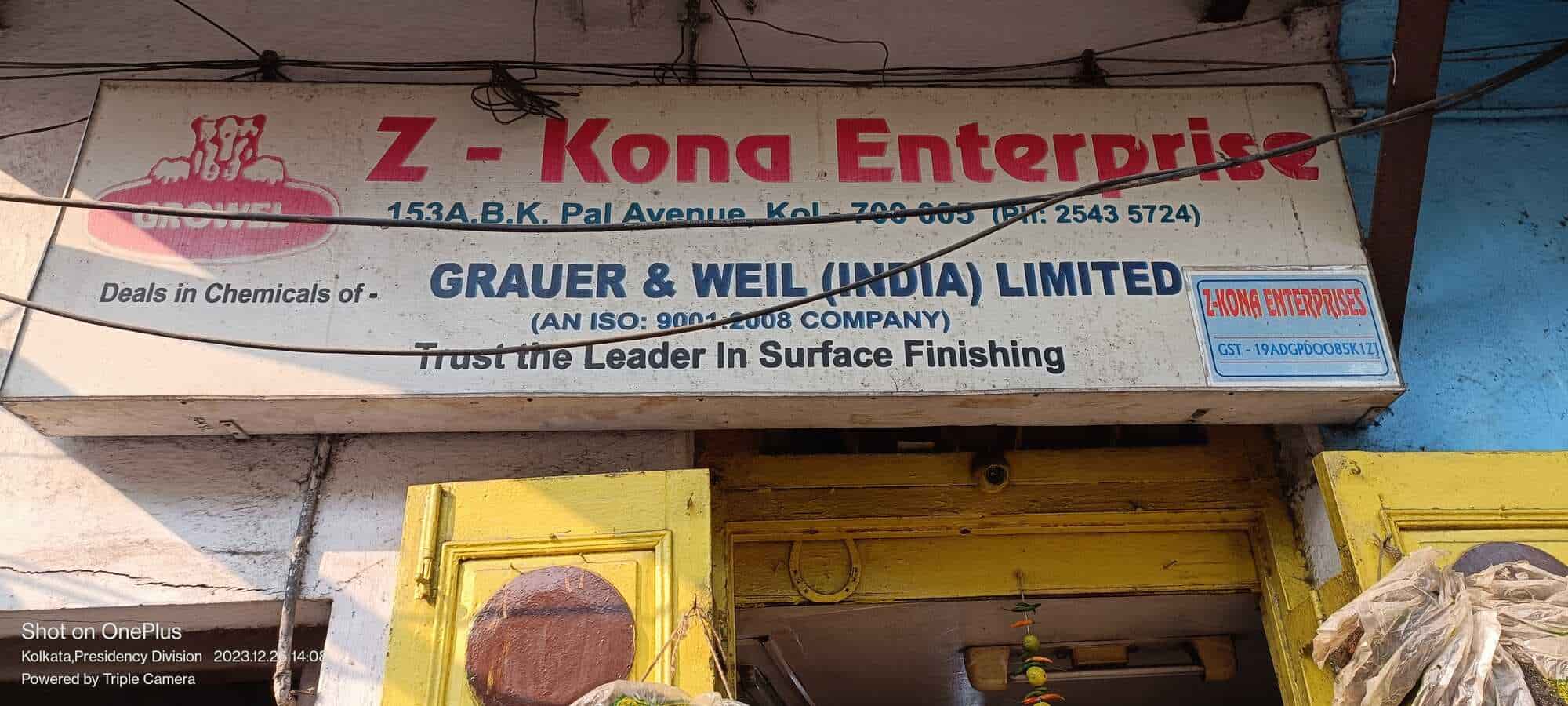 Zkona Enterprises in Shova Bazar,Kolkata Best Chemical Dealers in Kolkata Justdial
