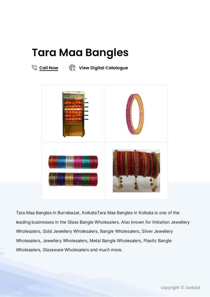 Gold Bangle in Kolkata at ₹ 76,082 ₹ L Set by Tara Maa