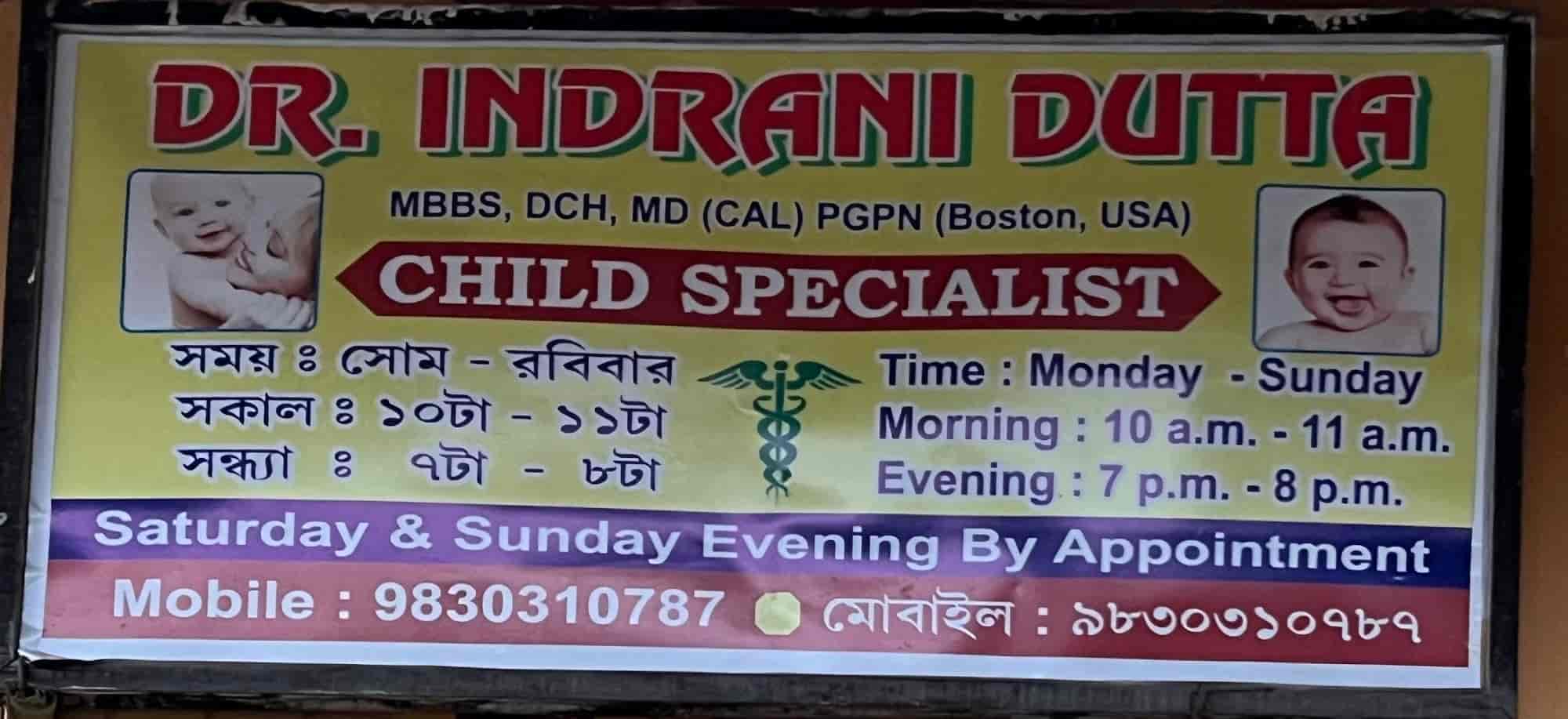 Dr. Indrani Dutta in Kolkata Best Psychologist Doctors in Kolkata