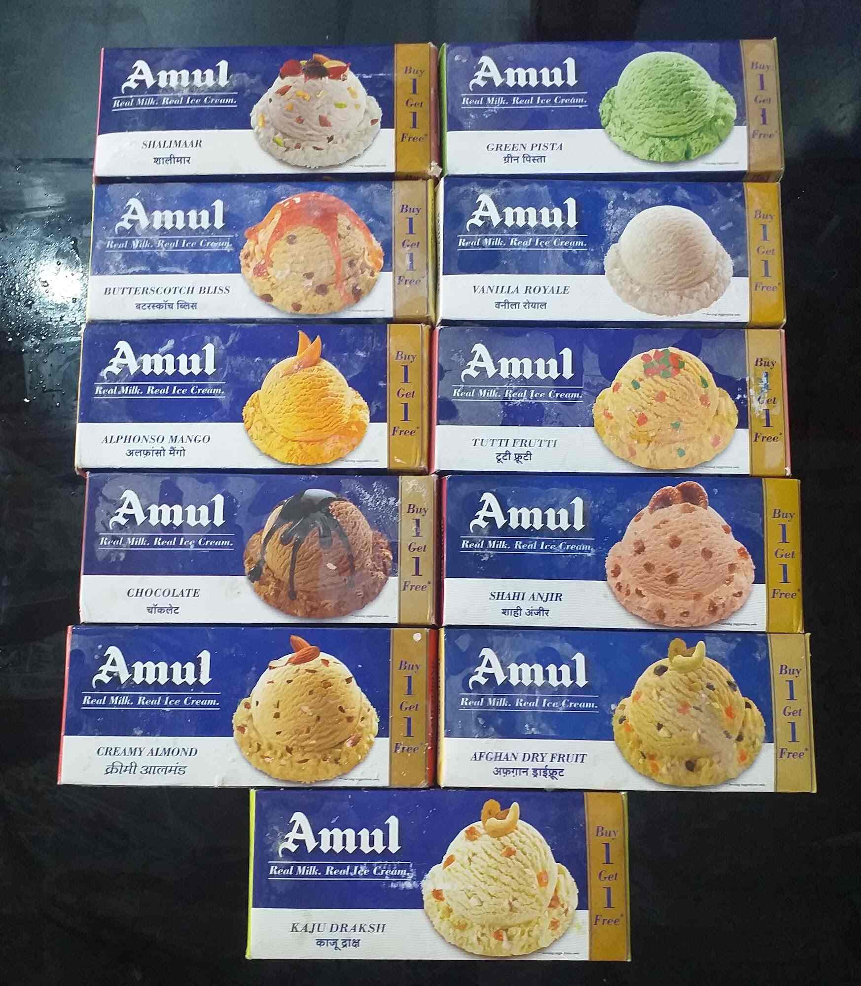 Amul Ice Cream Types Infoupdate