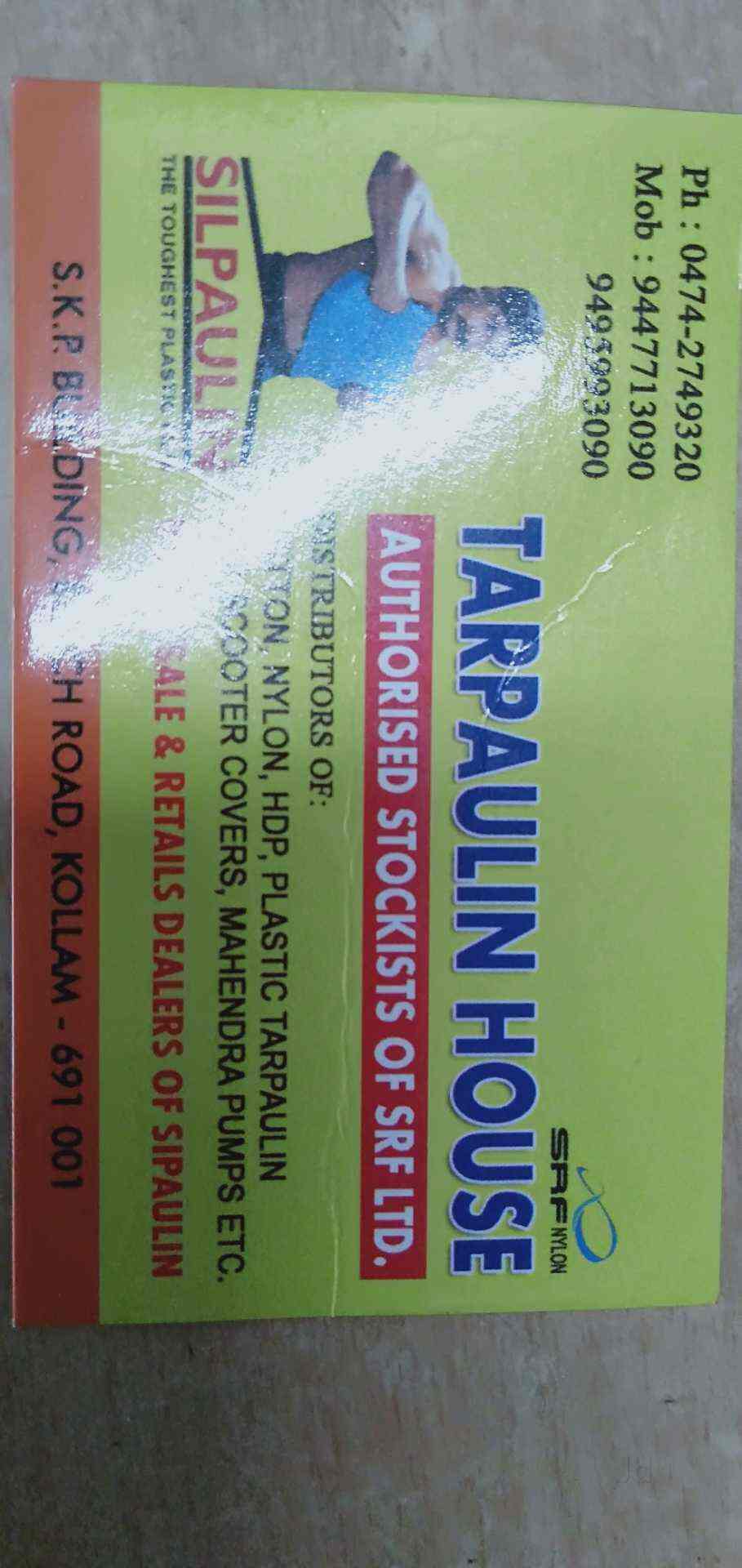 Catalogue Tarpaulin House in Kollam Ho , Kollam Justdial