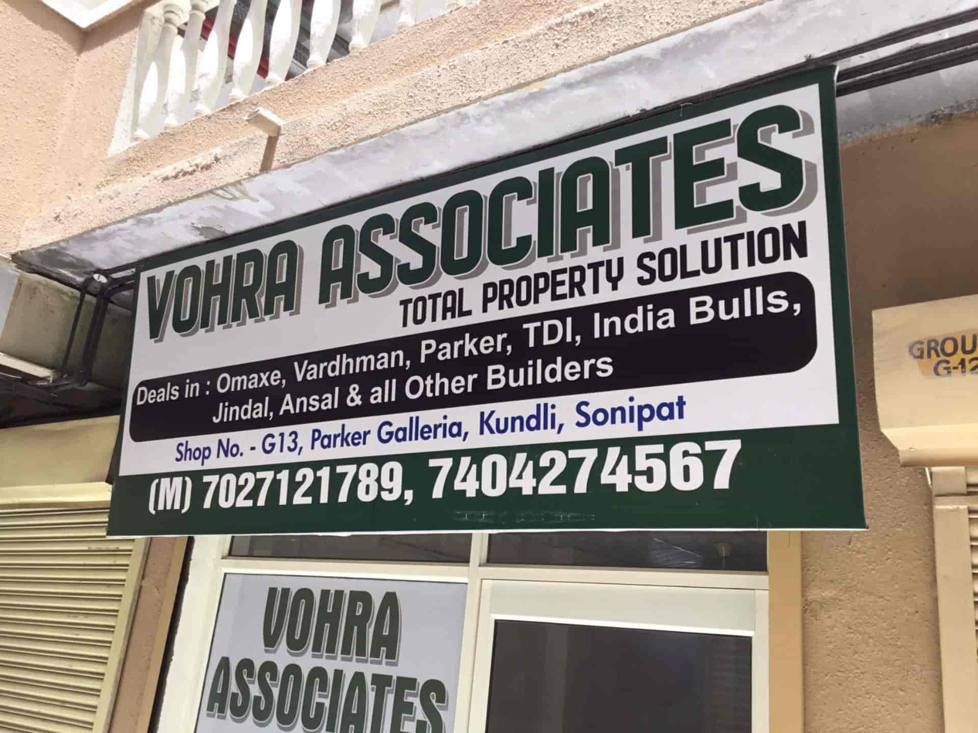 Vohra Associates in Near Parker Mall,Sonepat Best Estate Agents in