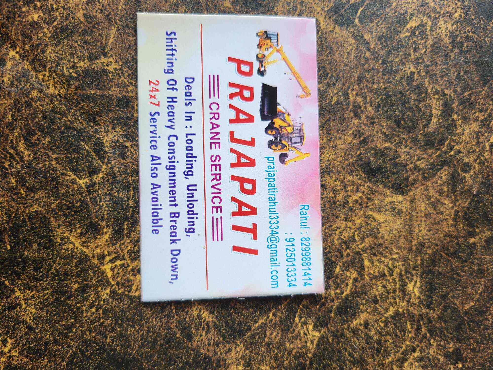 Prajapati Crane Service in Nilmatha,Lucknow Best Crane Service