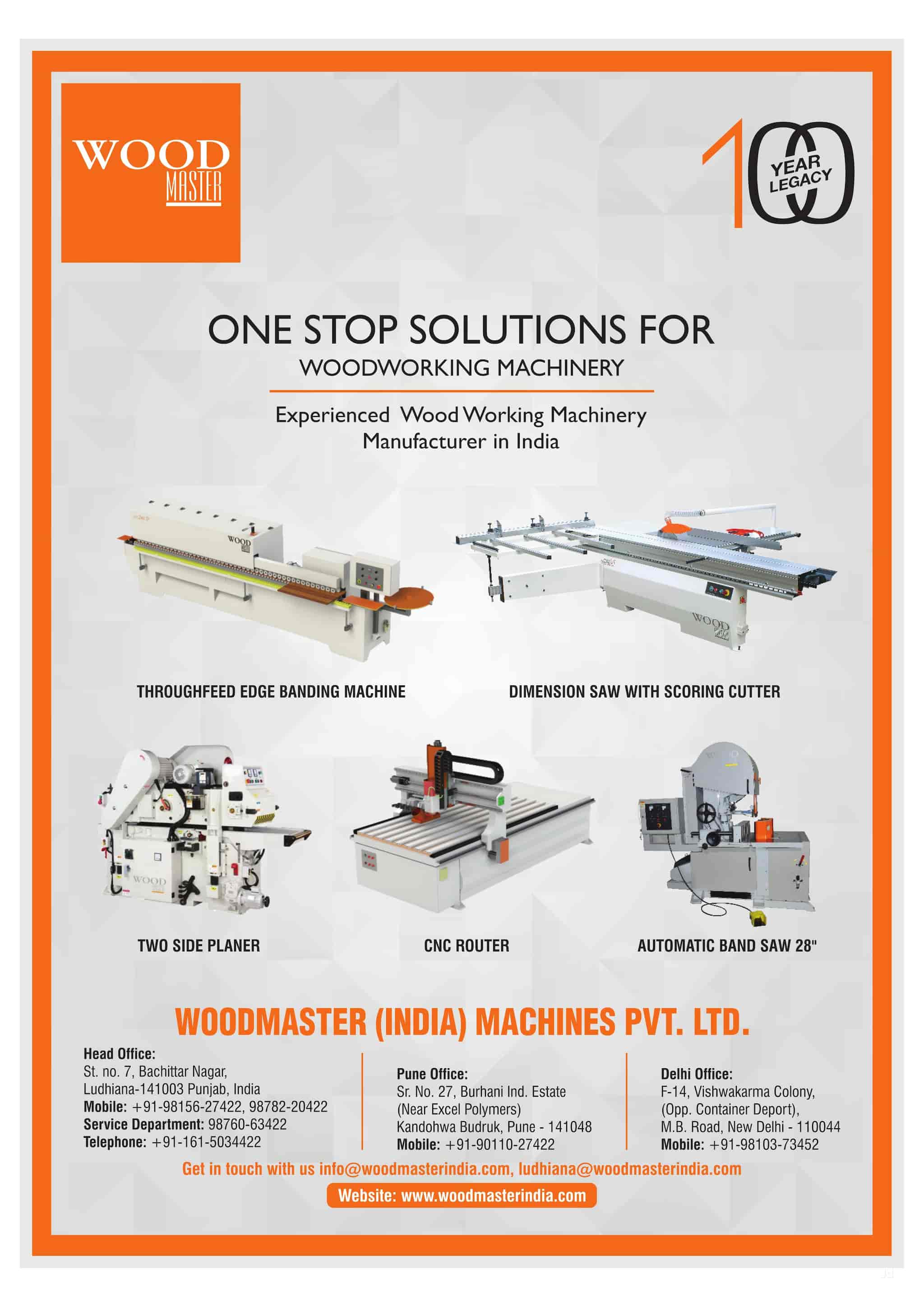 Dimension Saw With Scoring Cutter WM 245 in Ludhiana at best price