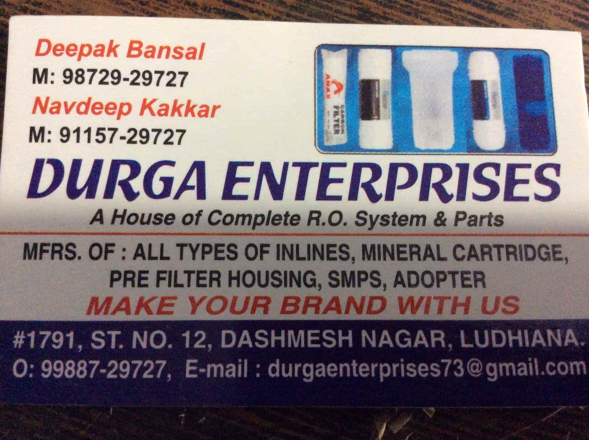 Durga Enterprises in Dashmesh Nagar,Ludhiana Best Ro Water Purifier