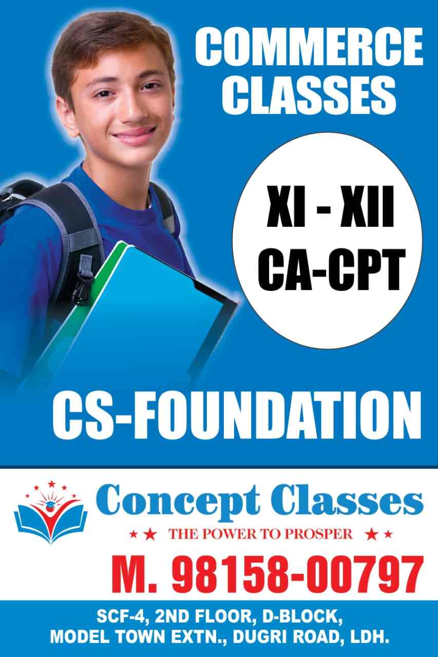 Concept Classes in Model Town,Ludhiana - Best Tutorials in Ludhiana ...