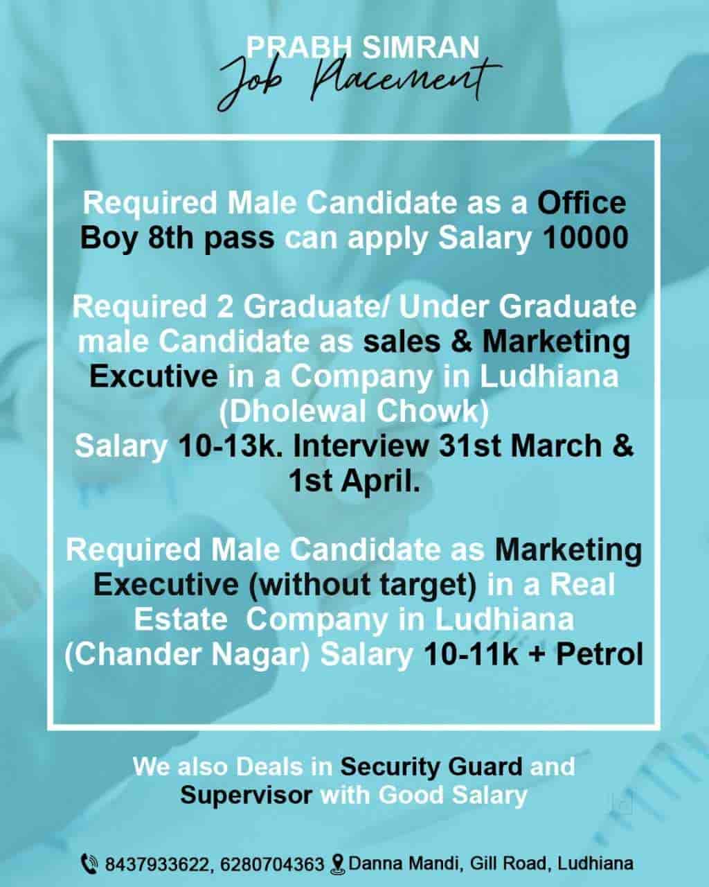 Job Consultancy Placement Services For Candidate In Ludhiana Recruitment Agencies Justdial