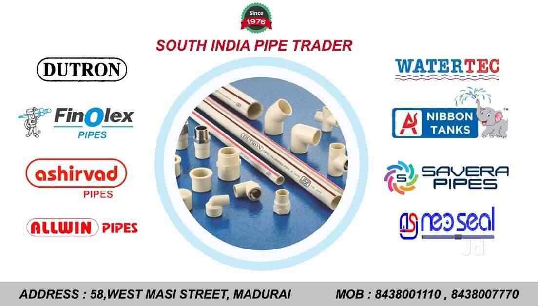 South INDIA Pipe Trader, Madurai Bazaar Pipe Dealers in Madurai