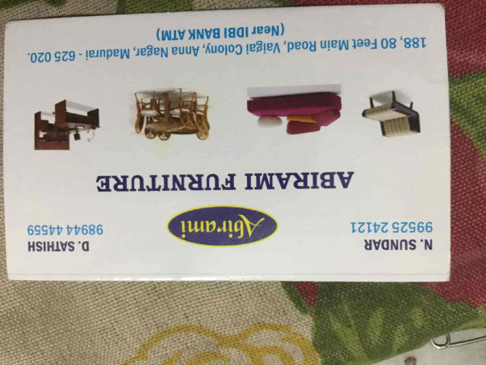 sri Abirami Furniture in Anna Nagar Madurai,Madurai Best Furniture Dealers in Madurai Justdial