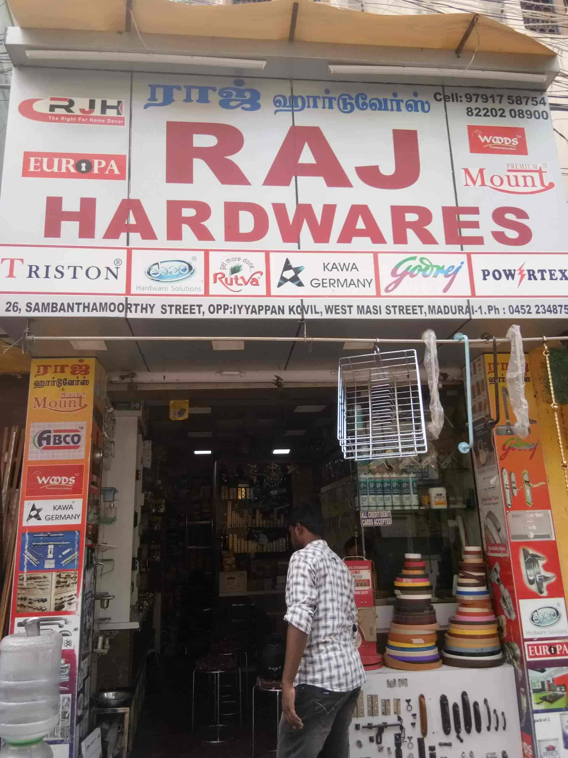Raj Hardwares in Madurai West Masi Street,Madurai Best Hardware Shops
