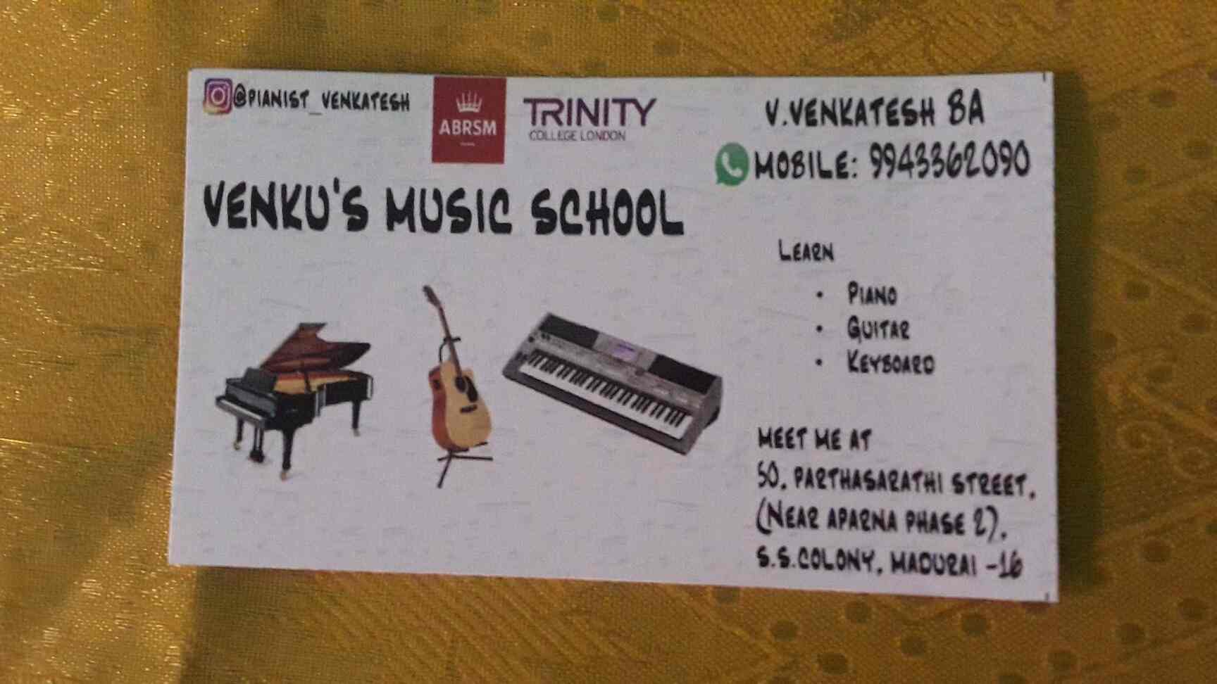 Top Music Classes in Pasumalai Madurai, Madurai Best Music Schools