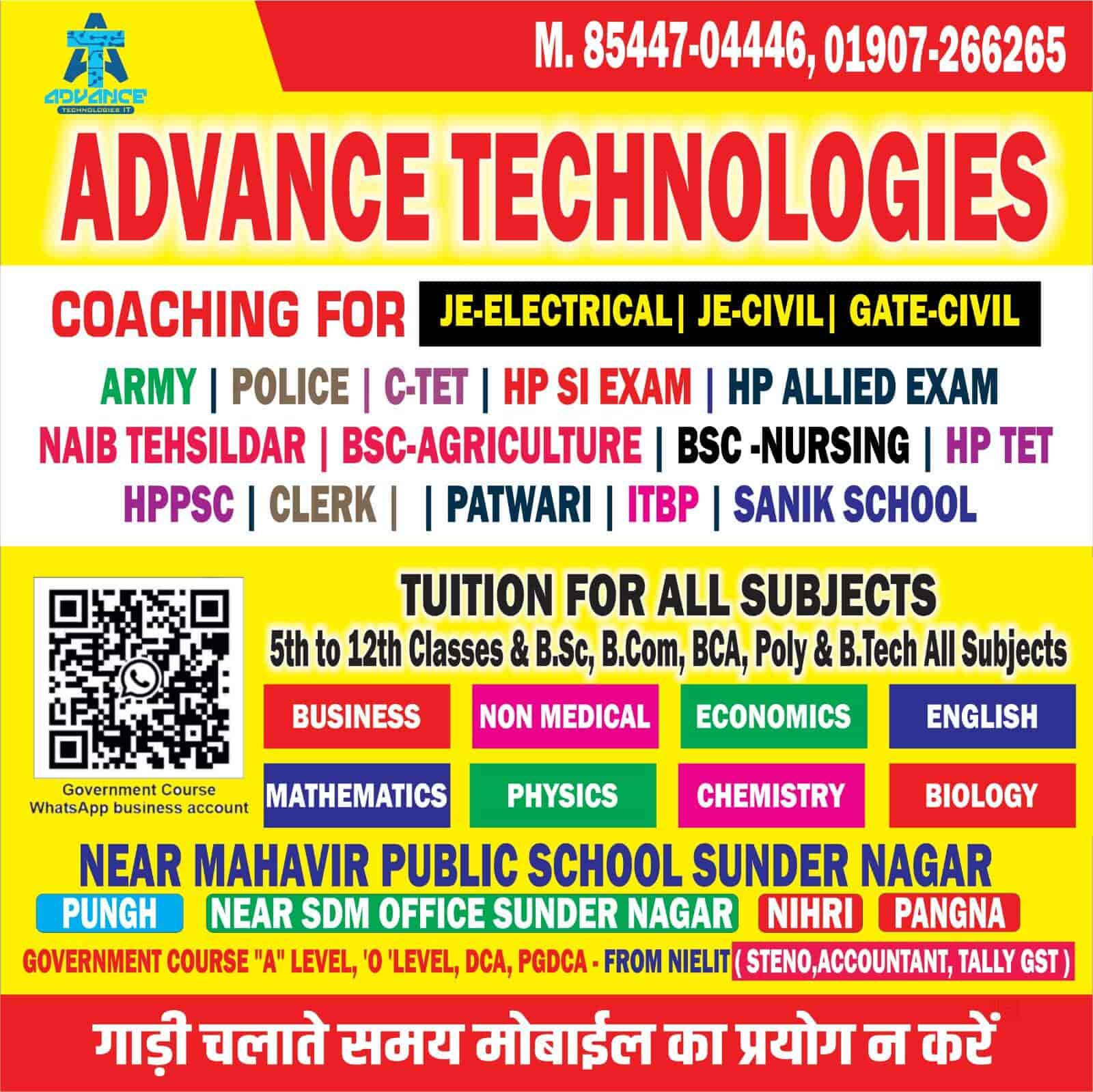Advance Technologies in Sunder Nagar 1,Mandi - Best Tutorials near me ...