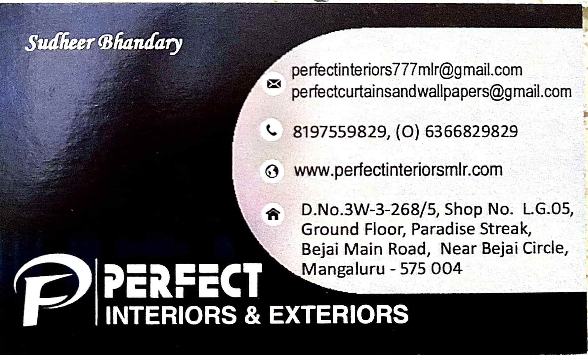 Perfect Interiors With Curtains And Wallpapers in Bejai,Mangalore