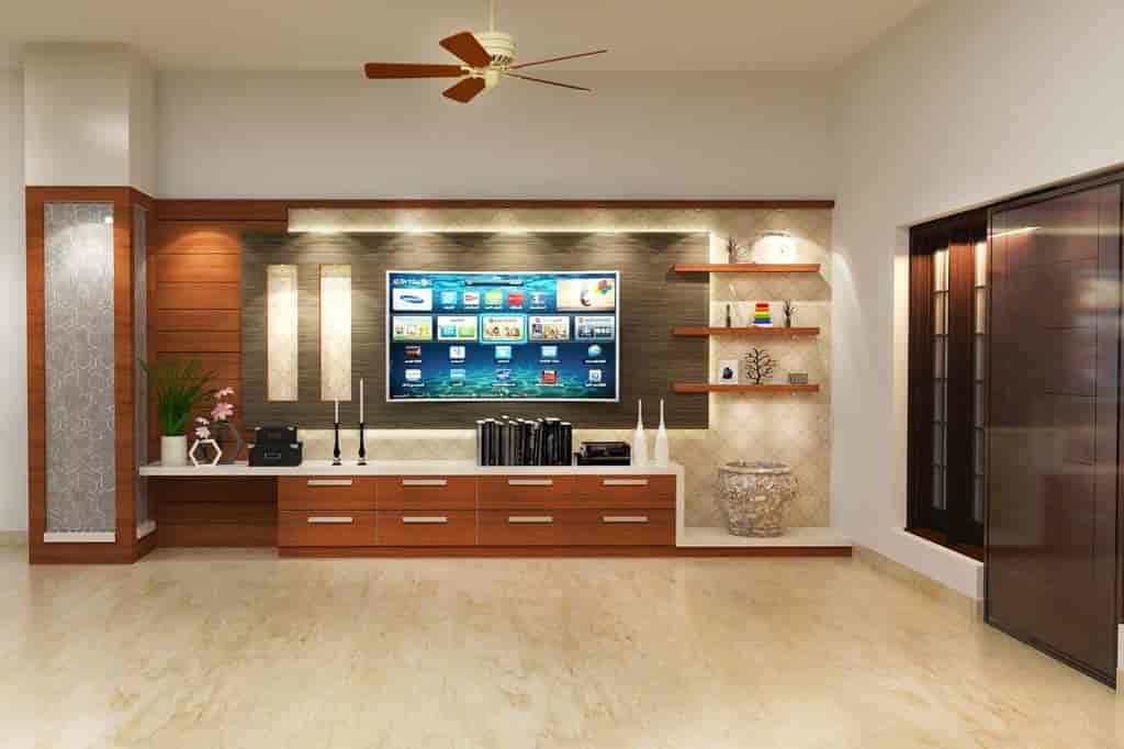 Perfect Interiors With Curtains And Wallpapers in Bejai,Mangalore