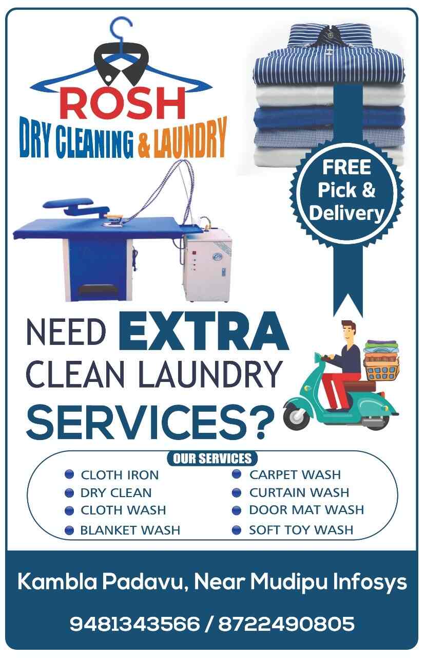 Rosh Dry Cleaning & Laundry in Mudipu,Mangalore Best Dry Cleaners in