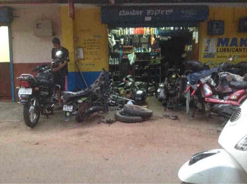 Moto corner in Monkey Stand Mangalore Best Bajaj Motorcycle