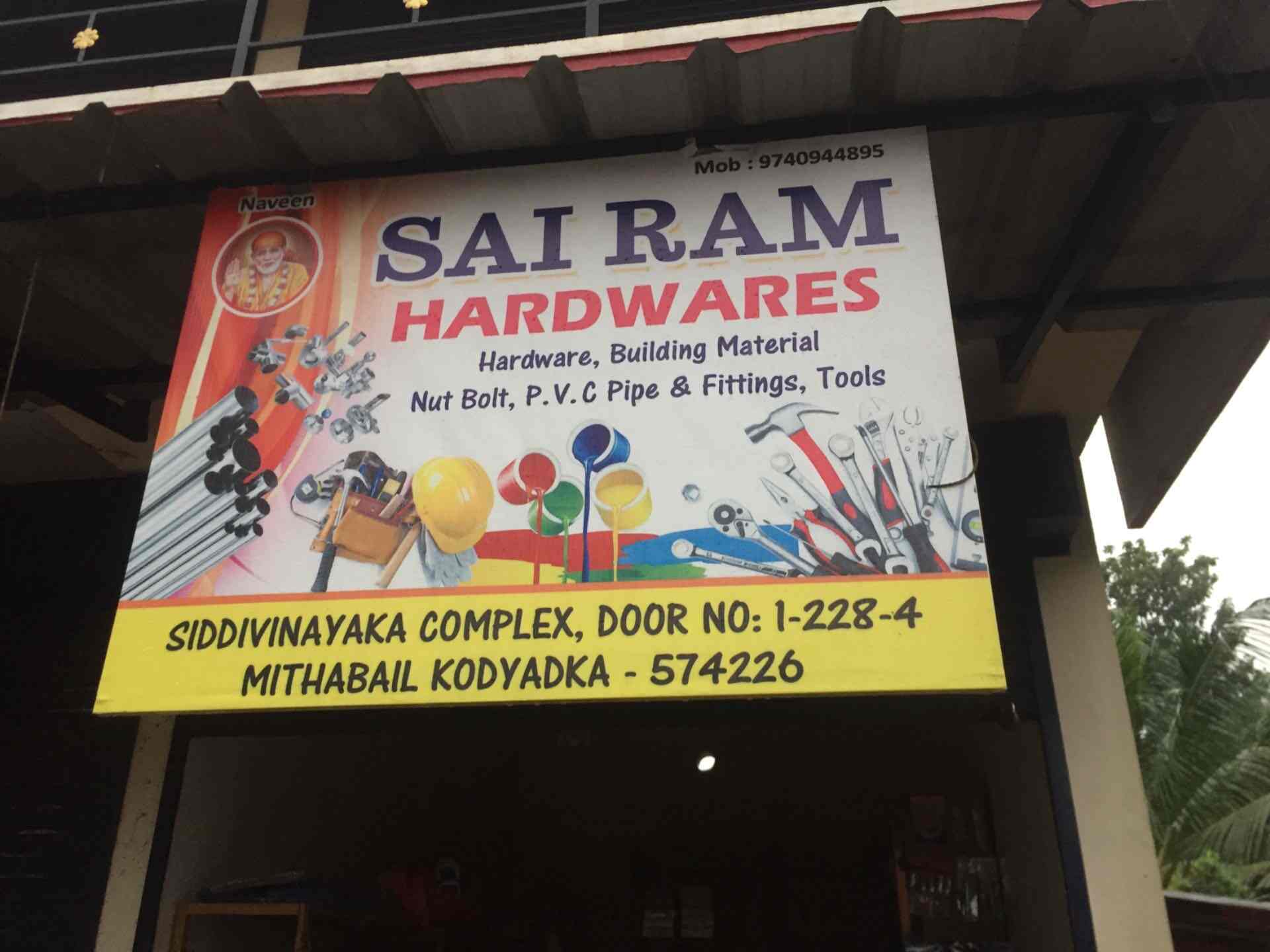 Sai Ram Hardware in Mithabail,Mangalore Best Hardware Shops in