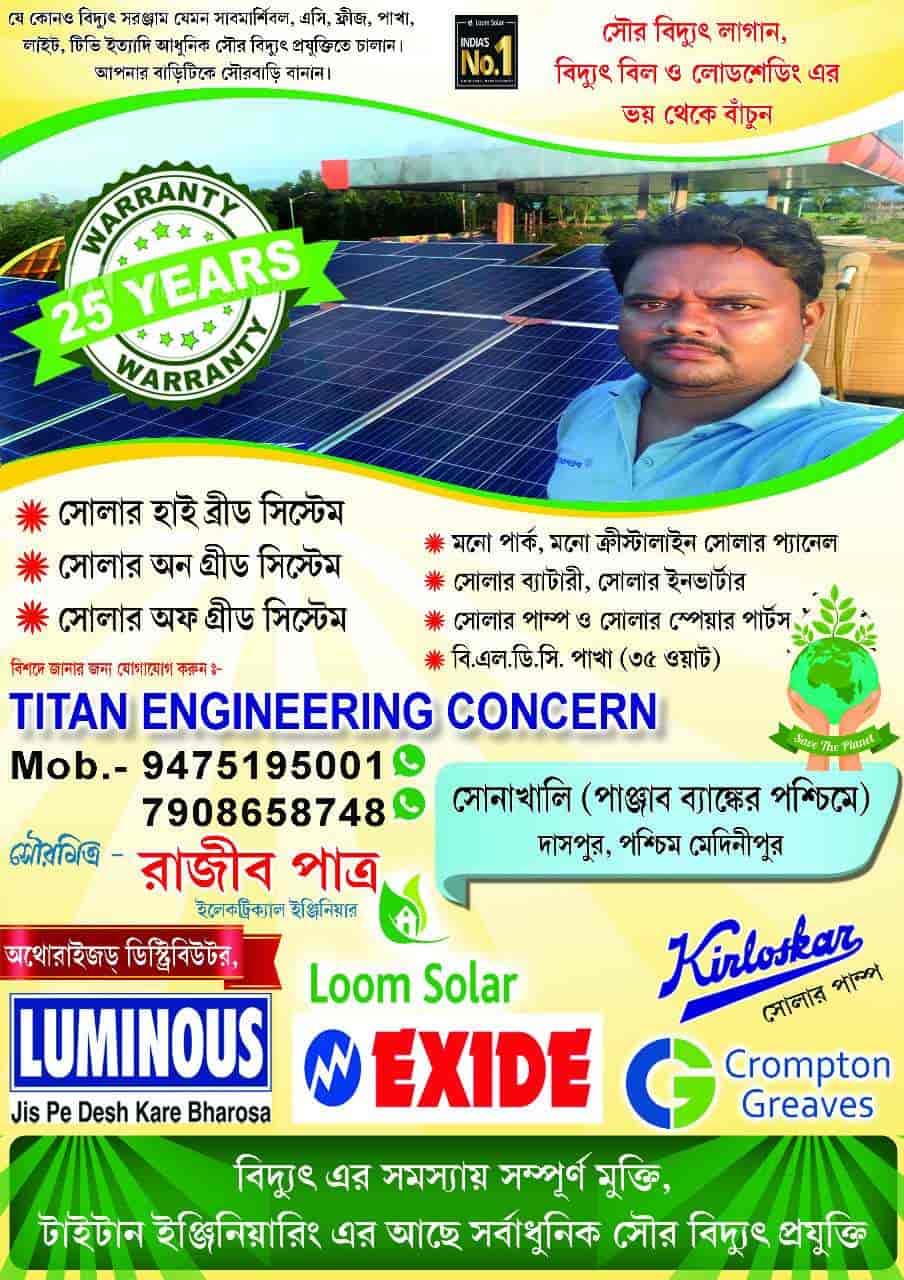 Top Solar Energy System Dealers in Midnapore - Best Solar Panel