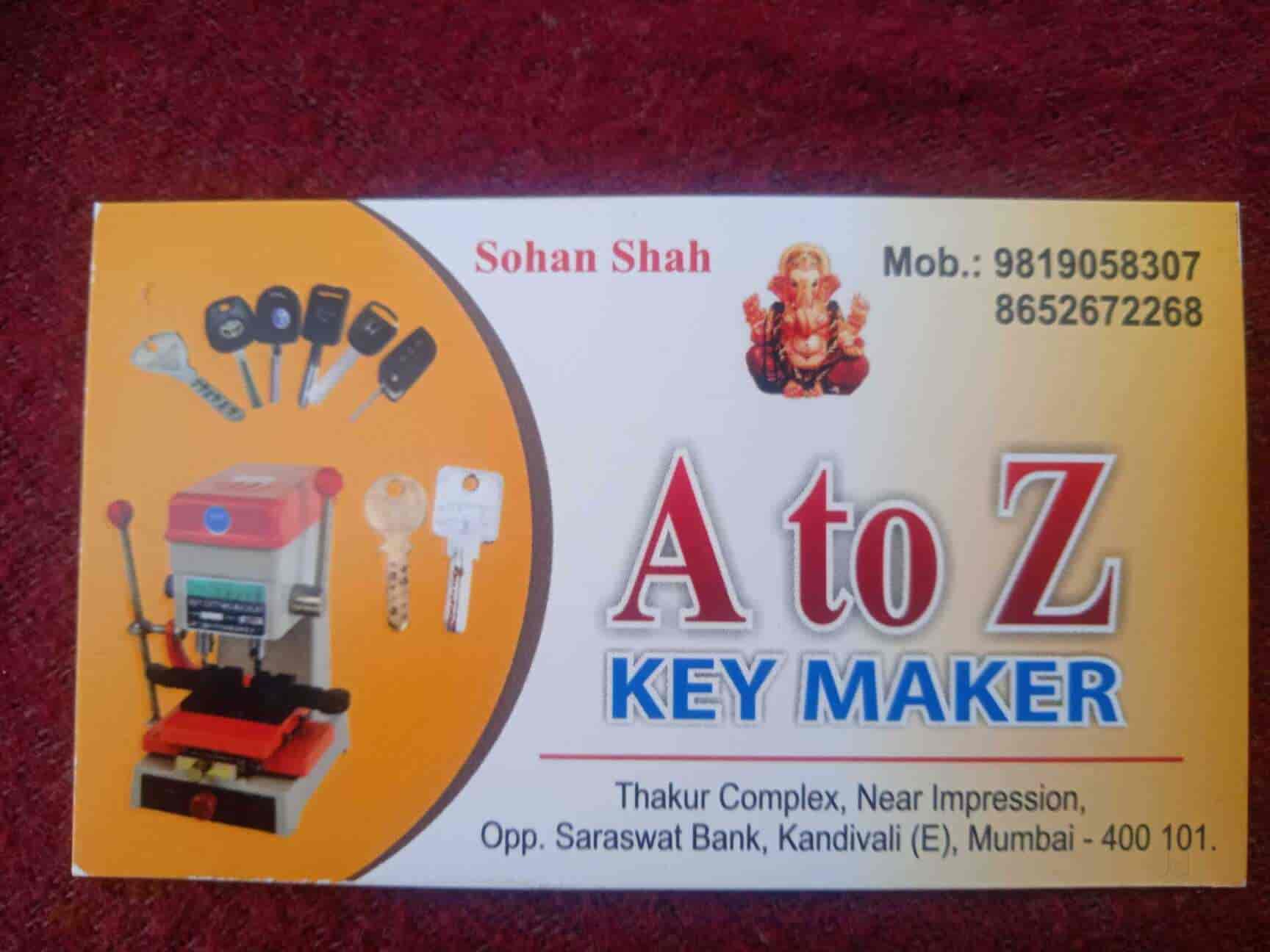 Top 24 Hours Duplicate Key Makers in Thane West Best 24 Hours Key