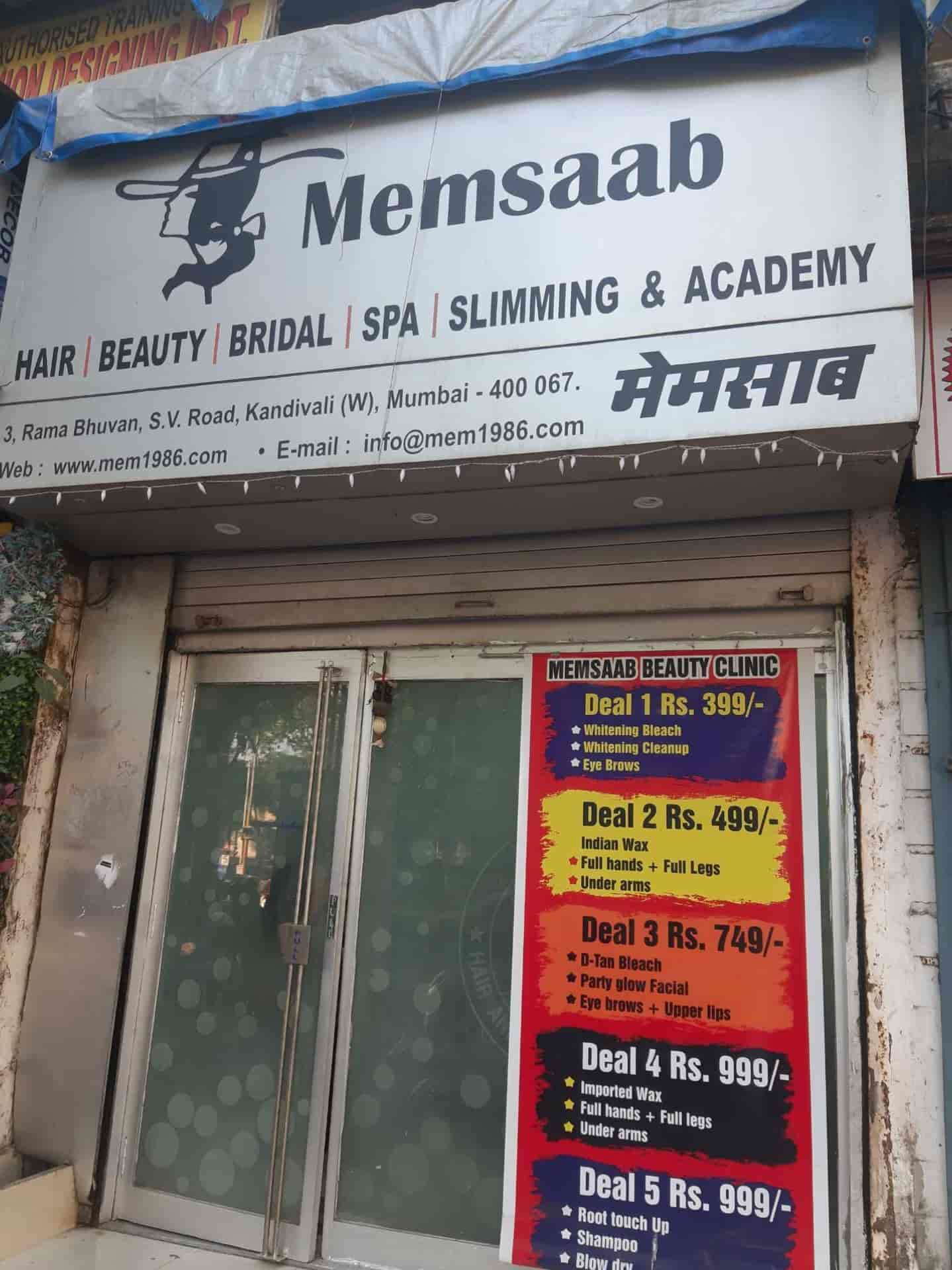 Memsaab Beauty Clinic, Kandivali West Beauty Spas in Mumbai Justdial