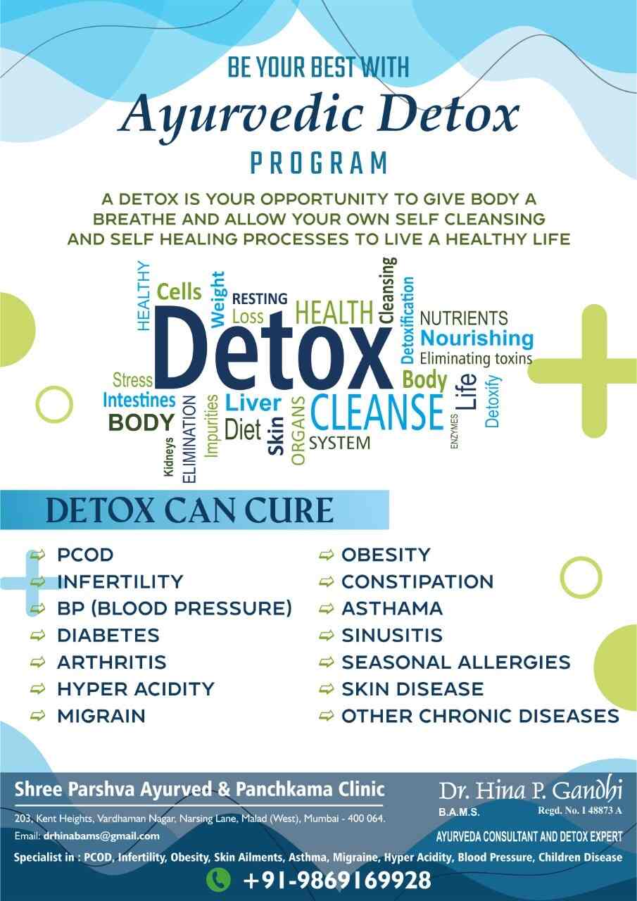 Dr. Hina P Gandhi (Shree Parshva Ayurved & Panchkarma Clinic) in Malad