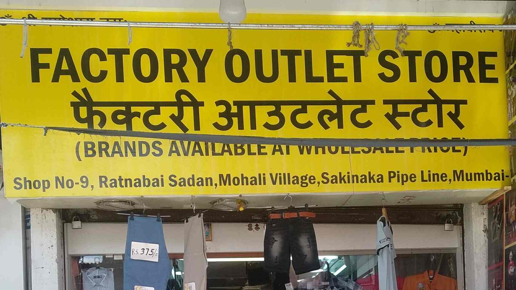 Factory outlet mumbai near me best sale