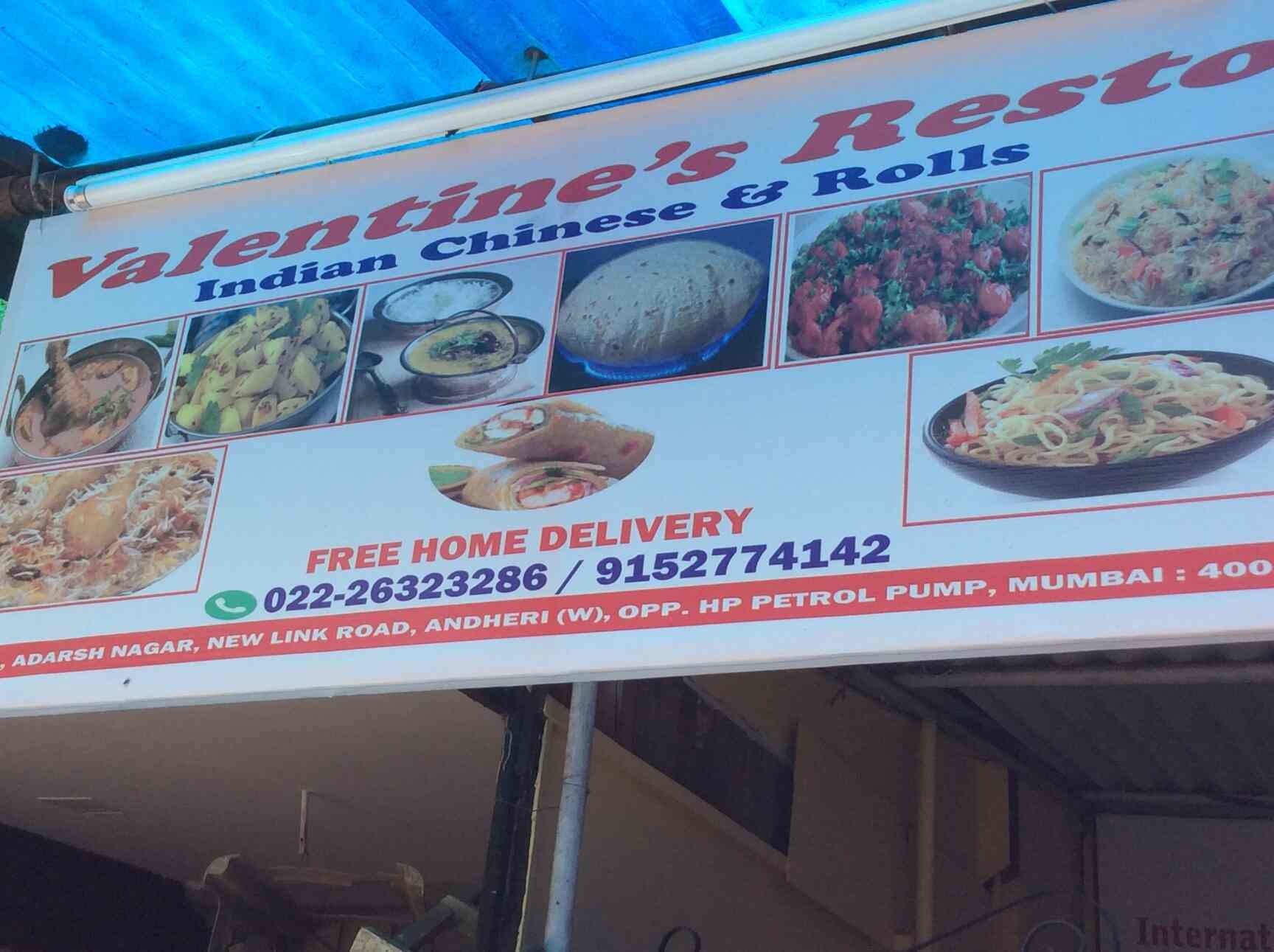 Valentine Resto in Andheri West,Mumbai Best North Indian Delivery