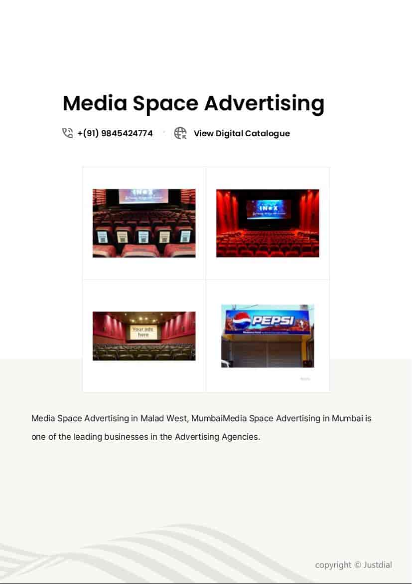 INOX Advertising Agencies For Cinema Halls in Mumbai at ₹ 2,000