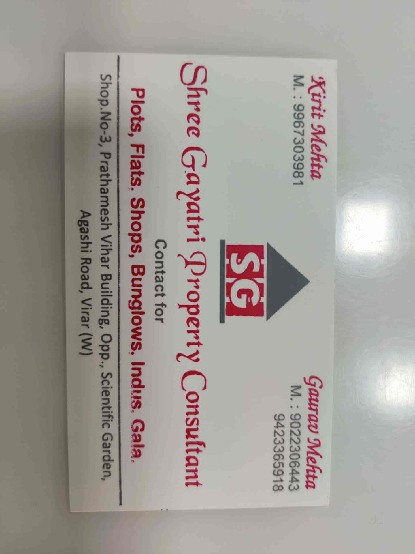 Shree Gayatri Property Consultant in Virar West,Mumbai Best Estate