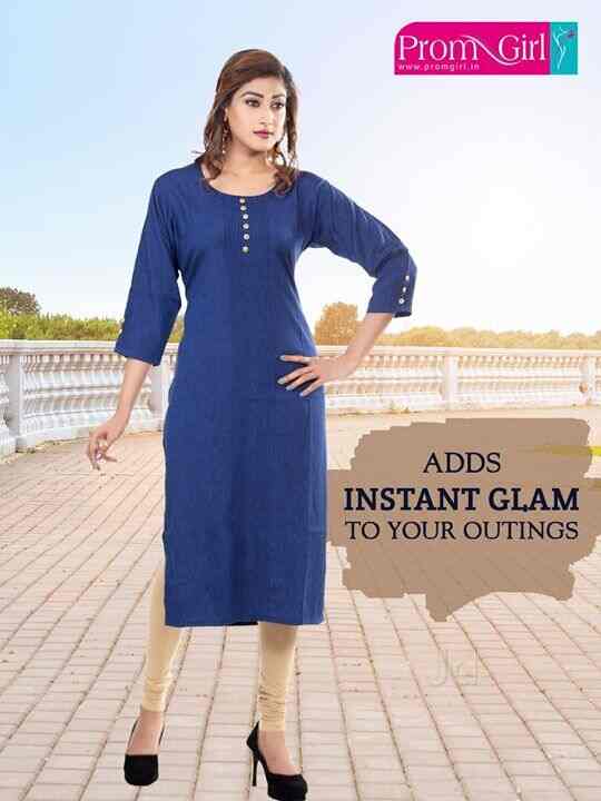prom girl kurti