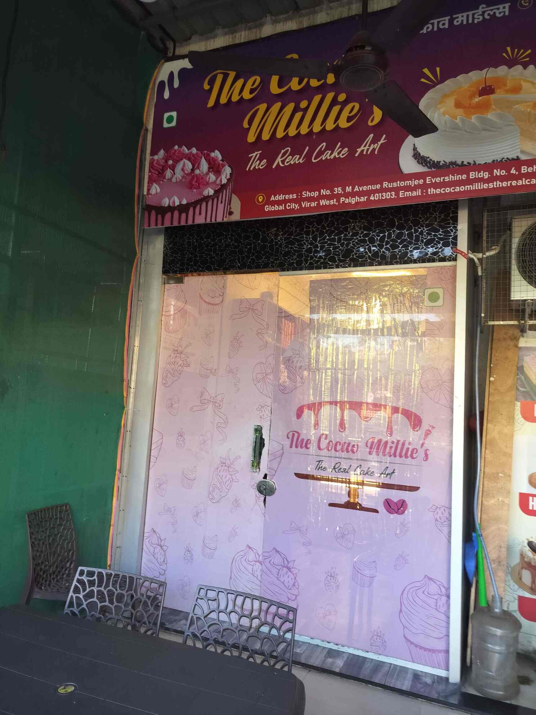 The Cocao Millies in Global Cityvirar West,Mumbai Best Cake Shops in