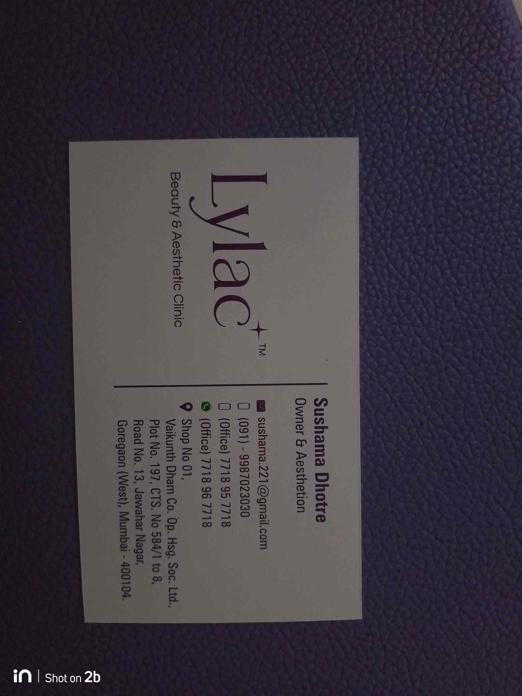 Lylac Beauty & Aesthetic Clinic in Goregaon West,Mumbai Book