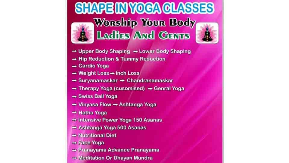 Shape In Yoga in Borivali West,Mumbai Best Yoga Classes in Mumbai