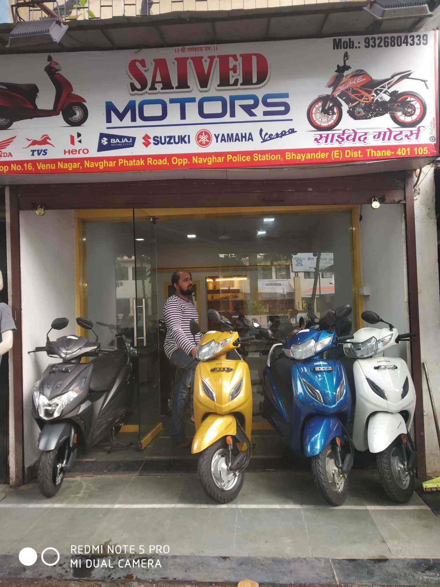 activa showroom in borivali