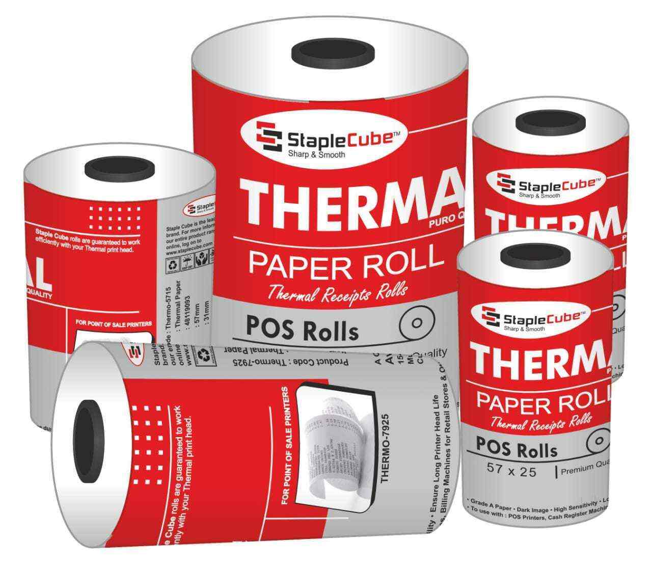 Thermal Paper Roll Thermal Roll Latest Price, Thermal Printer Paper Manufacturers in Vashi