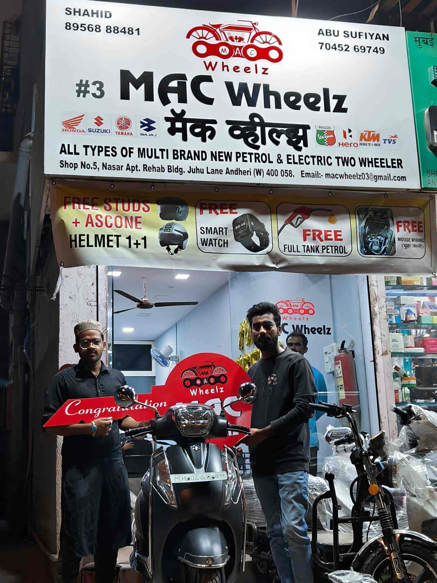 Mac Wheelz in Andheri West,Mumbai Best Motorcycle Dealers in Mumbai