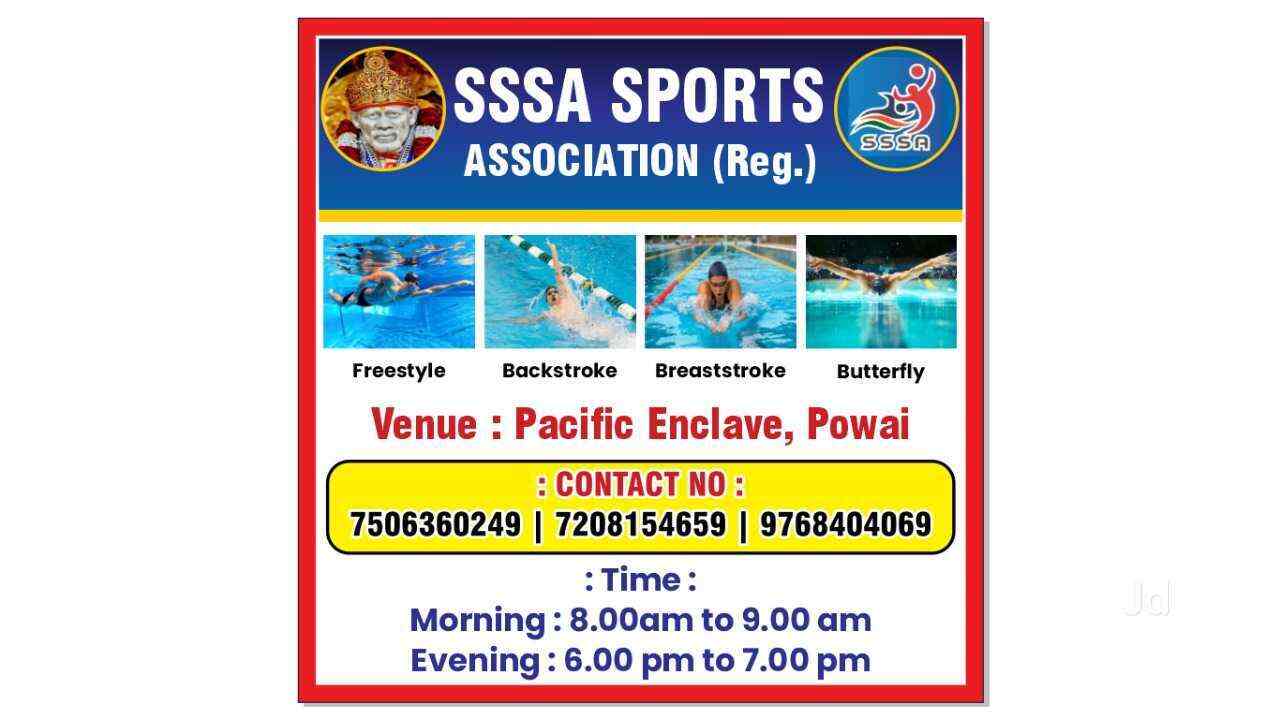 Shree Sai Sports Academy in Powai,Mumbai Best Swimming Pools in