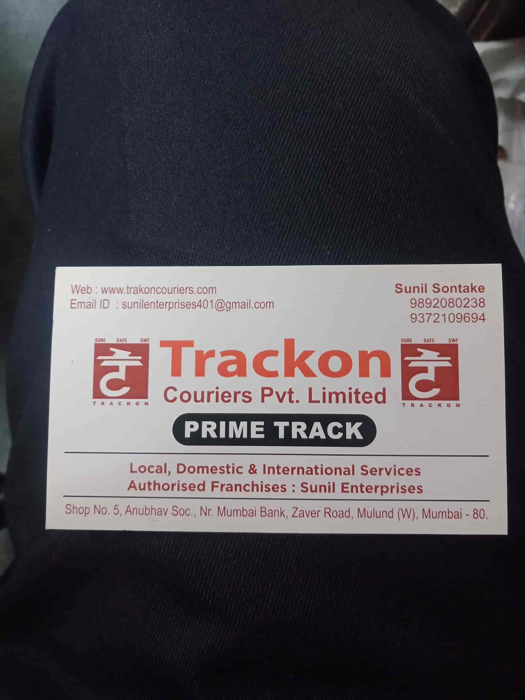 Find list of Trackon Couriers in Mulund East, Mumbai near me Justdial