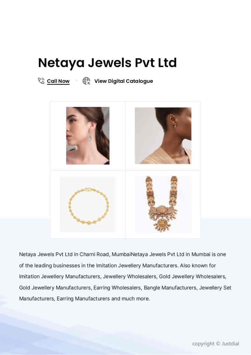Sterling Silver Jewellery in Mumbai at ₹ 1,000 Unit by Netaya